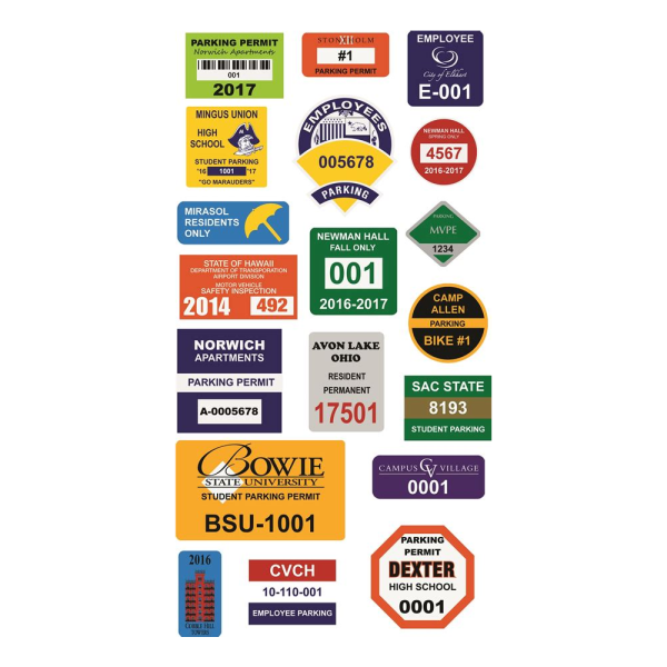 Custom Parking Decals